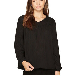 Jack by BB Dakota‎ Irvin Top Lace Trim Black NWT